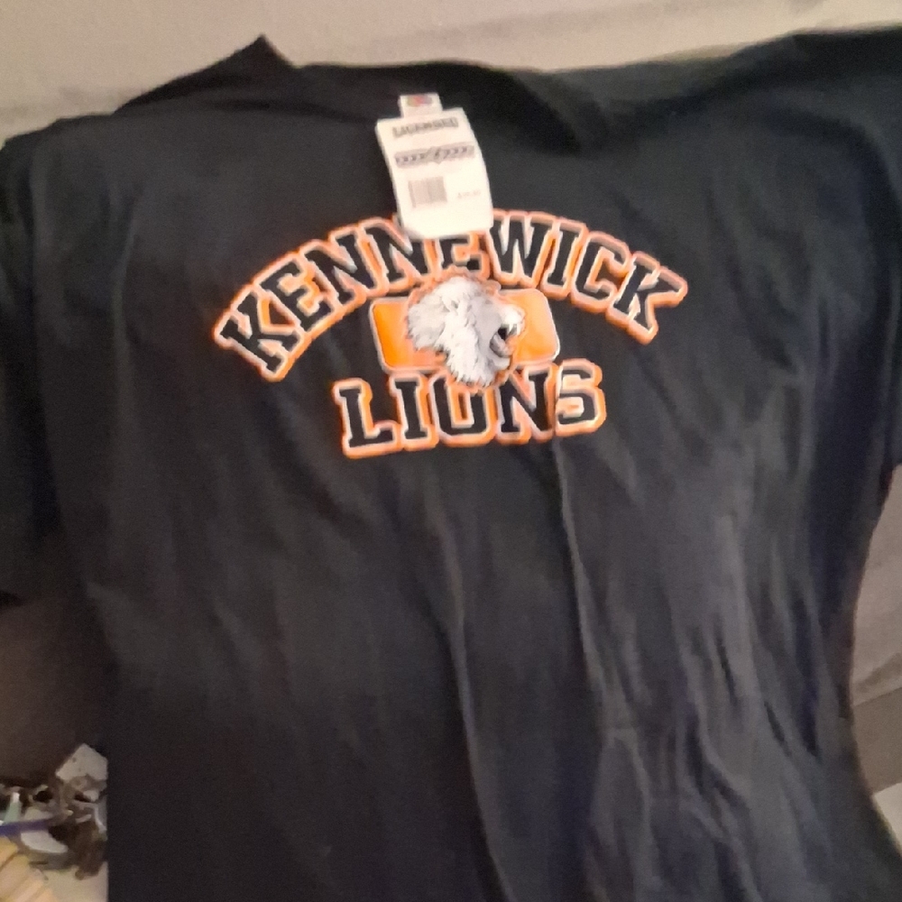 Fruit of the Loom Black Kennewick Lions Tee